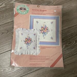 From The Heart Vintage Embroidery Needlepoint Kit